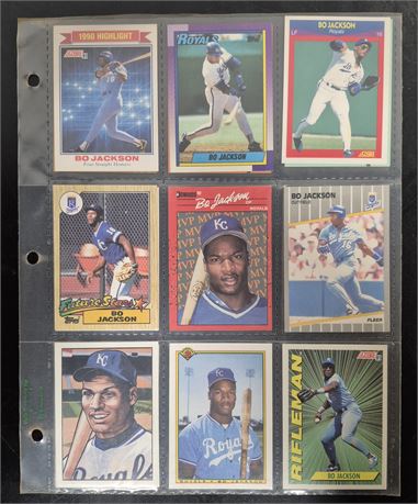 Bo Jackson Card Lot