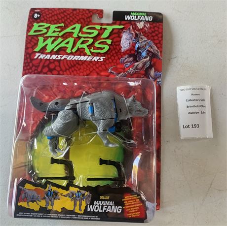 Transformers Beast Wars Deluxe Class Maximal Wolfang Action Figure/Grey Wolf