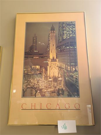 1980's Chicago Poster