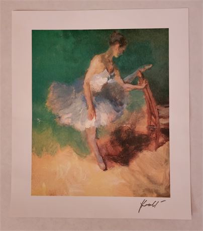 "Ballerina" Seriolithograph Signed