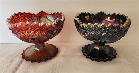 Fenton Carnival Glass Dishes