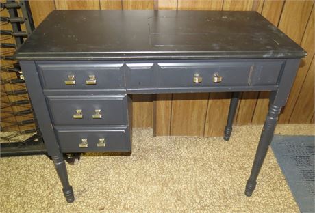 Repurposed Sewing Machine Table