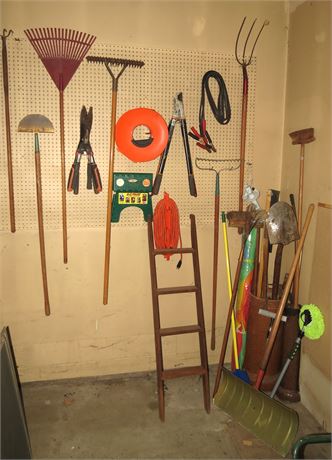 Garage Corner Cleanout: Tools