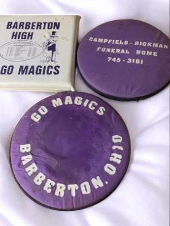 Barberton Magics Ohio Advertising Stadium Seat Cushion Lot of 3