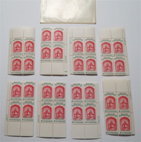 4 Cent Mexican Independence Stamps
