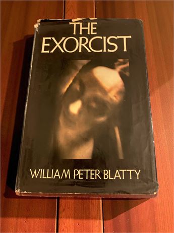 First Edition Hardcover Novel The Exorcist By William Peter Blatty W/Dust Cover