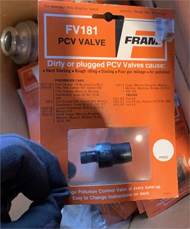 Merit Power-Lock Sanding Kit W/Abrasive Cloth Discs & FRAM PCV Valves