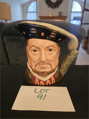 Royal Doulton "Henry VIII" 1975 Toby Mug