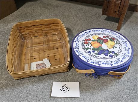 Longaberger Basket- Size, Style & Year Vary