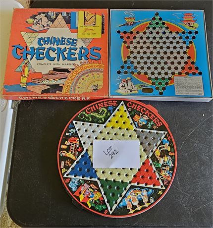 Vintage Chinese Checkers Games