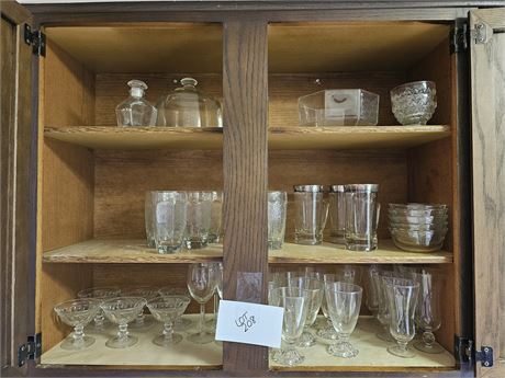 Kitchen Cupboard Cleanout: Boopie Glasses, Drinking Glasses, Pyrex & More