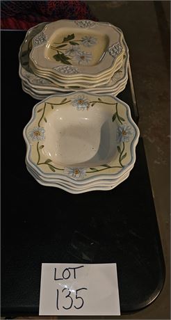 Block Daisy Chain Plates & Bowls Dinnerware