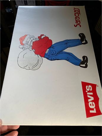 Super Flip Levi's Santa Clothing Box Lot of 4 Cases Total (100 Per Box)