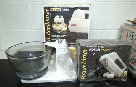 Waring 6 Speed Stand Mixer/Handmixer