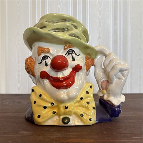 Royal Doulton The Clown Large Character Jug D6834 6.5" England