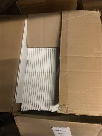 Lot of White Chocolate Boxes 13.5 x 12 x 5