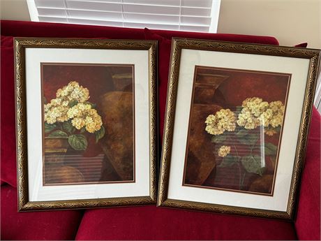 Floral Wall Pictures- signed