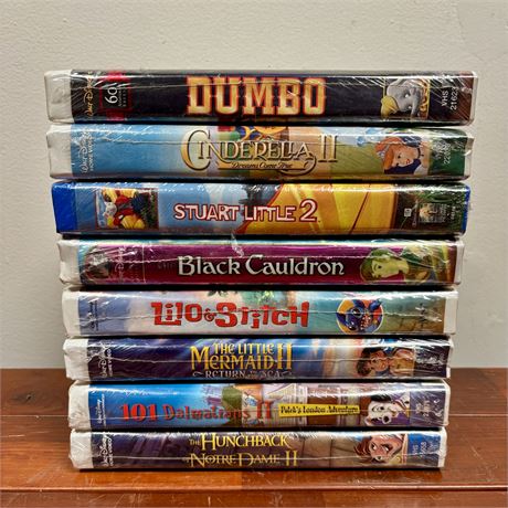 NEW Disney VHS Tapes Lot