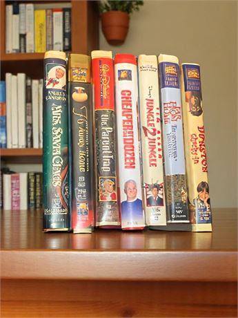 VHS Children's Movies Lot: The Parent Trap, Fly Away Home, Cheaper by the Dozen