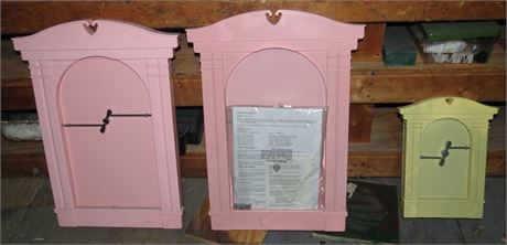 3 Plastic Doggie Doors