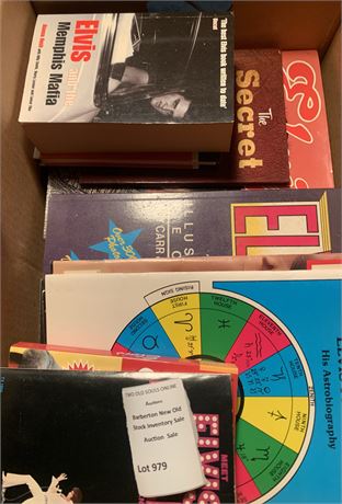 Vintage Elvis Presley Book Lot - Elvis and the Memphis Mafia, Biographies & More