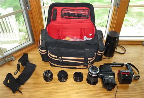 Camera Bag, SLR Lenses