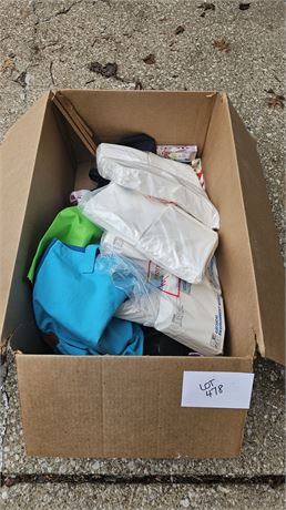 Misc Box Totes, Environmental Wipes, Sparklers, Plastic Cups & More