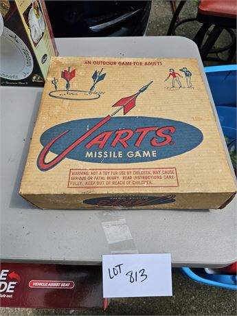 Vintage Lawn Jarts Missile Game