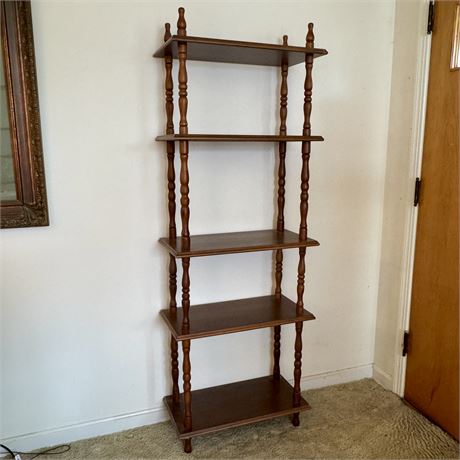 5-Tier Wooden Bookcase - 24 x 12 x 67"T