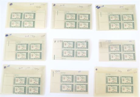 Vintage 4 Cent "Give Me Liberty" 1961 Stamps