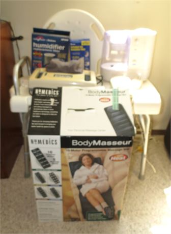 Shower Chair, Massagers, Humidifier, Etc