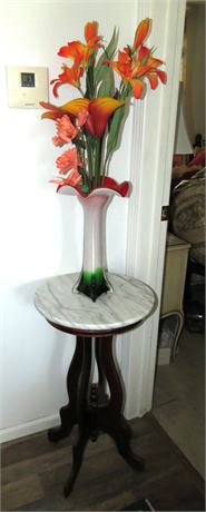 Marble Top Table, Vase