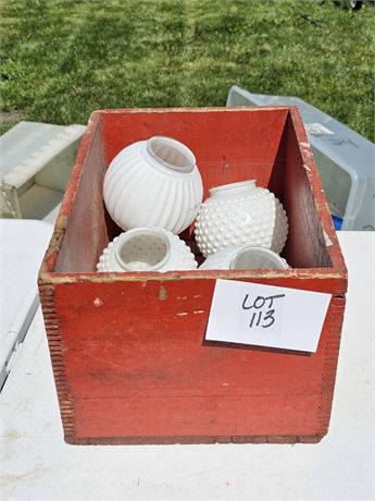 Mixed Lamp Globes Styles Vary