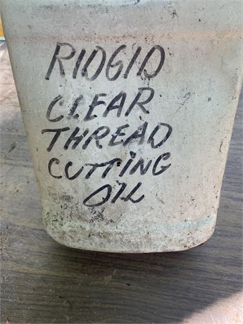 Rigid Clear Thread Cutting Oil - 3/4/ Gallon