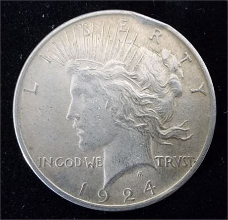 1924 Peace Silver Dollar