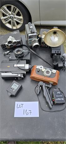 Mixed Camera Lot- Yashica, Brownie, & More