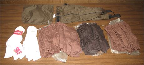 Work Gloves, Socks, Etc