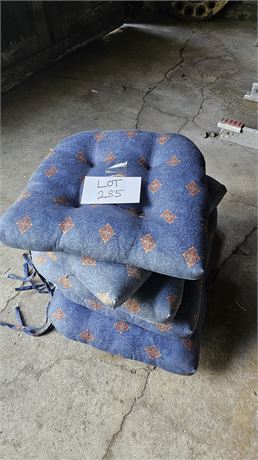 Standard Size Blue Seat Cushions