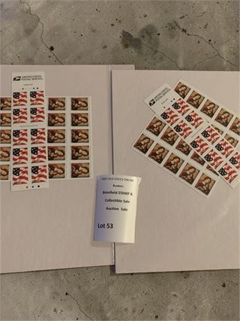 US Postal Stamps OP Wave 4 From 2002 - First Class Forever Flags, Religious