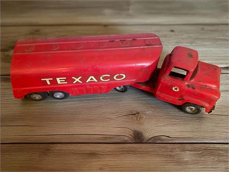 Pressed Steel Buddy L Texaco Tanker Truck Toy