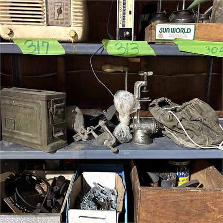 Garage Shelf Cleanout (Mixed Vintage Lot)