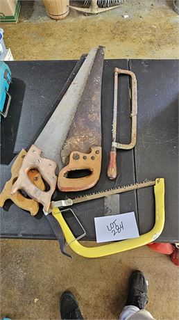 Mixed Hand Saw Lot