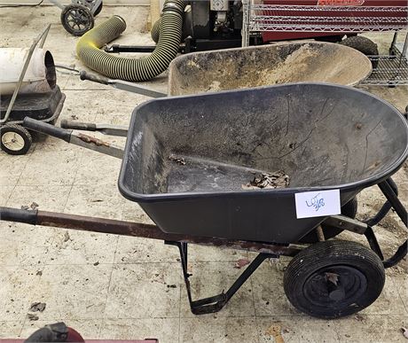 Wheel Barrows Metal TruTemper & Heavy Plastic