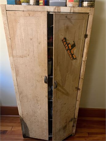 Wood Workshop Storage Cabinet & Contents (Chemical Cleanout)