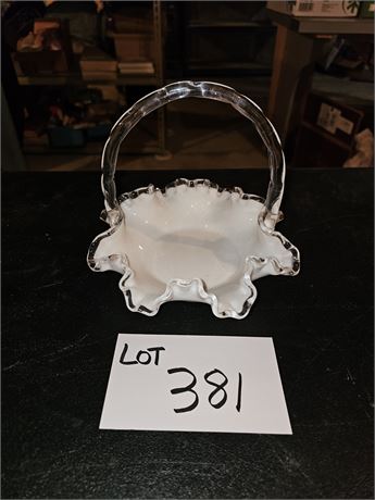 Fenton Silvercrest Basket