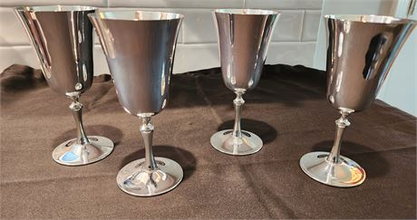 Silver Plated Set of 4~El De Uberti Italy Goblets~ New (Wrapped)  Lot 2