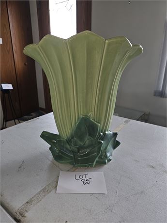 Vintage Large Mc Coy Tulip Petal Fan Vase