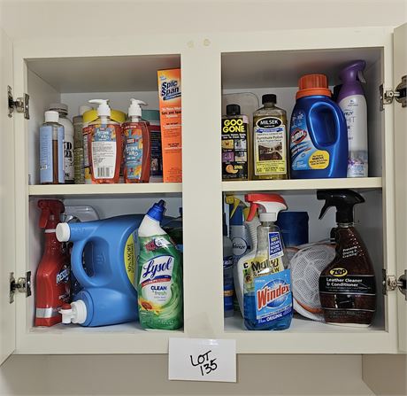 Cupboard Cleanout: Cleaners, Chemicals, Laundry & More