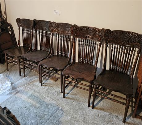 Vintage Wood Chairs