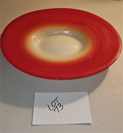 Ombre Red Platter